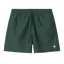 Carhartt WIP Chase Swim Trunks - Discovery Green/Gold